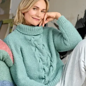 Pulli Mit Zopfstreifen aus Alta Moda Cashmere 16 Direktkauf