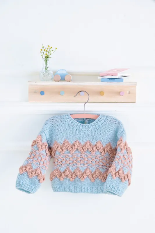 Saisonangebot Pullover Mit Gittermuster aus Summer Softness