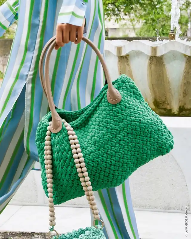 Echt Flechtmustertasche aus The Tube