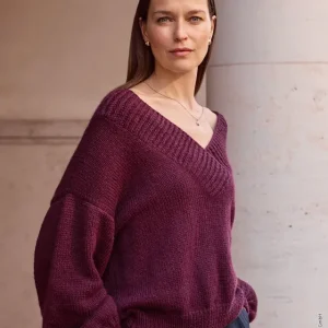 Mega-Angebot Pullover Mit Breitem Kragen aus Cool Merino
