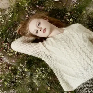 Pullover im Mustermix aus Mohair Luxe Neue Ware