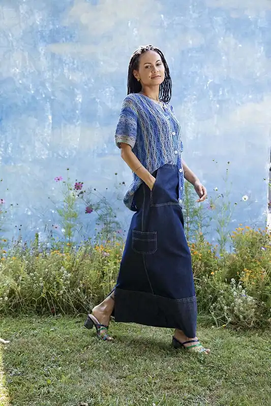 Nur Heute Kurzarmjacke Valeria aus Silk Color