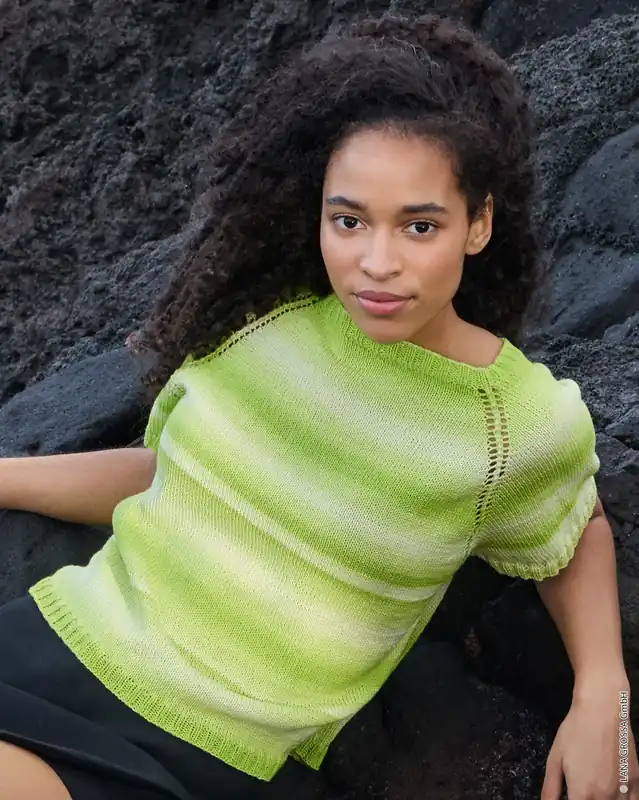 Top Down Shirt aus Gomitolo Tono Neue Ware