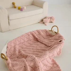 Geld-Zurück-Garantie Decke Mit Häkelborte aus Summer Softness