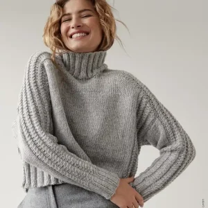 Pullover Mit Zopfmuster aus Alta Moda Cashmere 16 Neue Kollektion