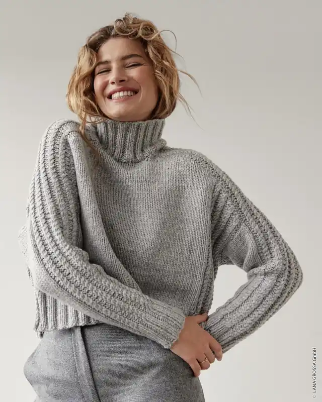Pullover Mit Zopfmuster aus Alta Moda Cashmere 16 Neue Kollektion