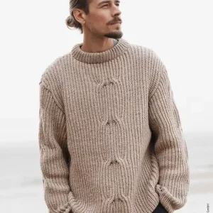 Sonderaktion Pullover Mit Zopf aus Alta Moda Cashmere 16