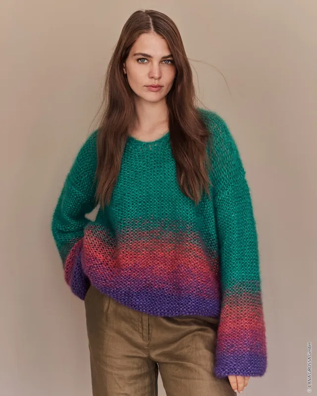 Rabatt Pullover Mit Farbverlauf aus Silkhair