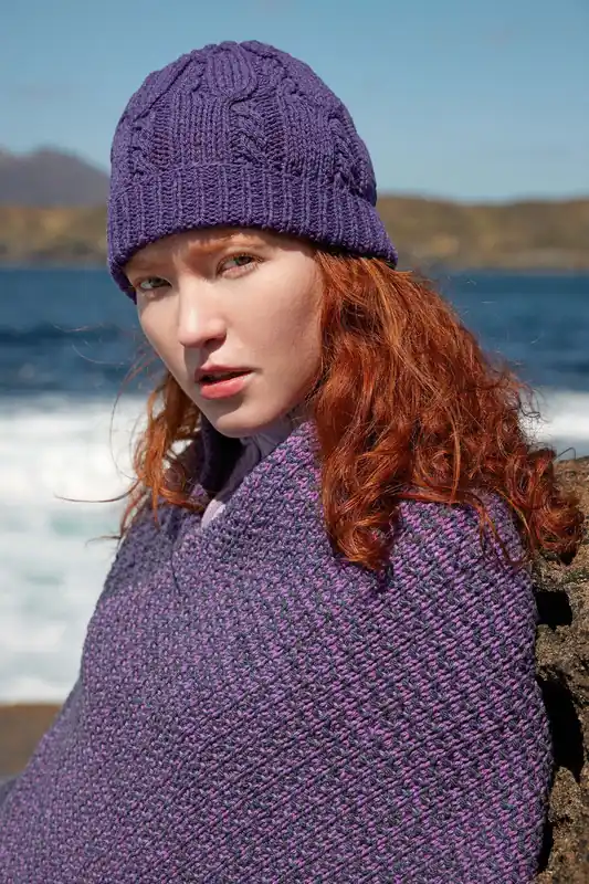 Mütze Keeley aus Donegal Woolen Spun Im Trend