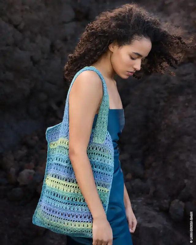 Im Trend Häkeltasche aus Gomitolo Mambo