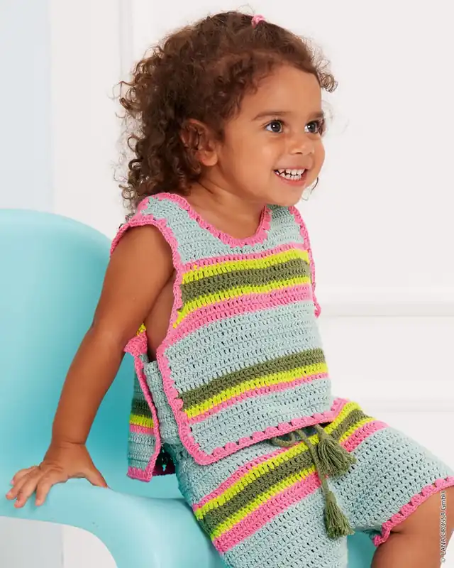 Top-Seller Top Mit Streifen aus Elastico