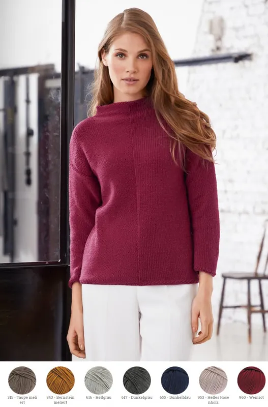 Pullover aus Cool Wool Big (Melange) Ab Werk