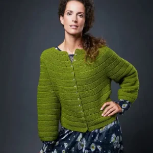 Rundpassen-Jacke aus Como Tweed Markenprodukt