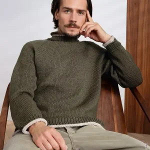 Pullover Mit Rundpasse aus Landlust Naturwolle Günstig