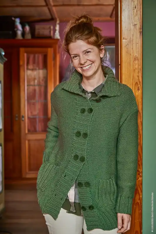 Mega-Angebot Damenjacke aus LandLust Alpaka Merino 160