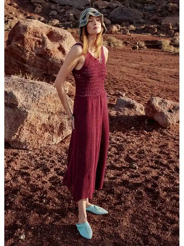 Häkelkleid aus Solo Lino Top-Qualität