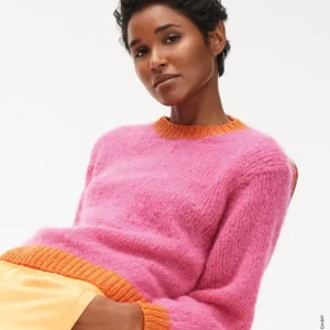 Pullover Glatt Rechts aus Cool Merino & Mohair Moda Bestpreis