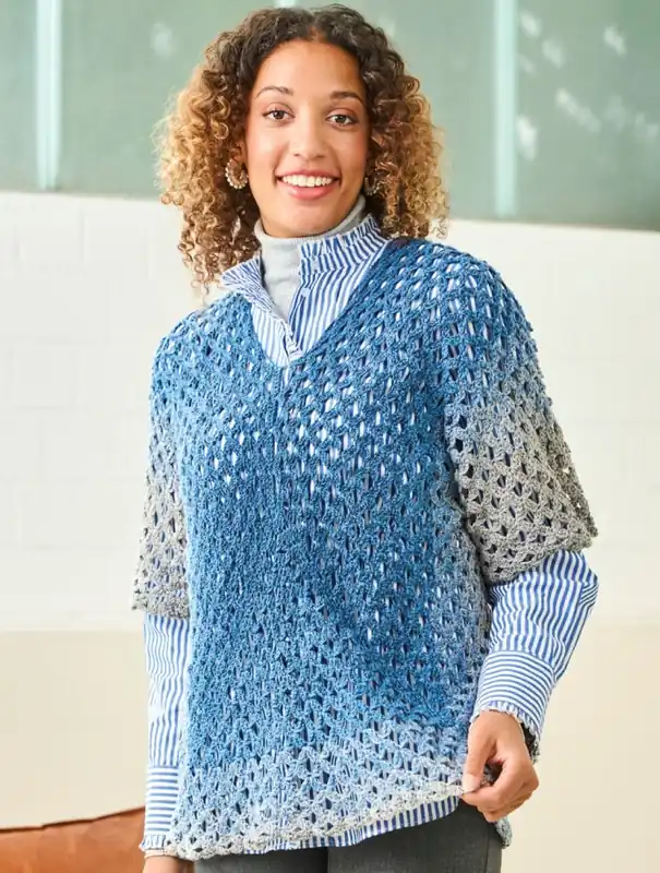 Direktkauf Kimonopullover Blütenrausch aus Woolly Hugs Bobbel Cotton