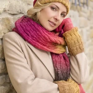 Direkt Vom Hersteller Schal, Mütze und/oder Handschuhe aus Pro Lana 1-2-3 Ideen Merino