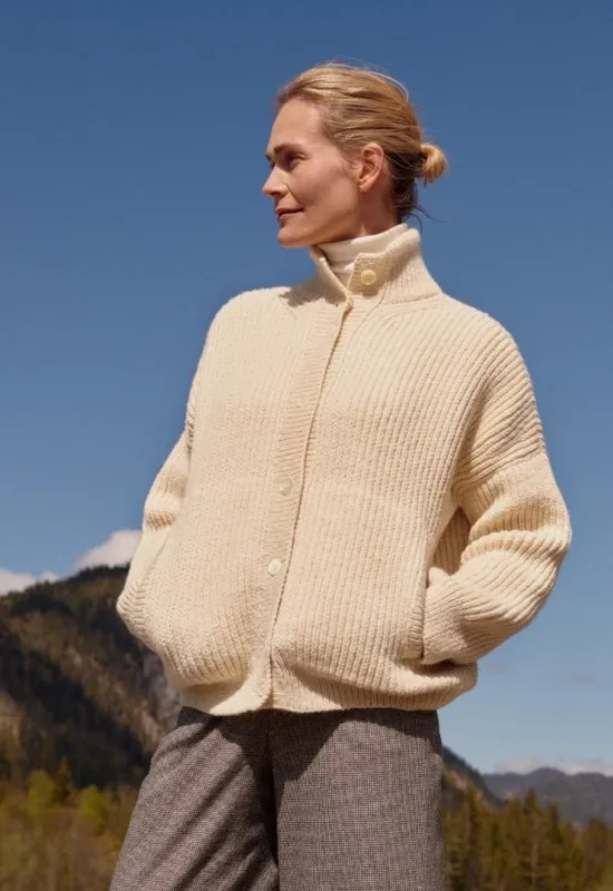 Hochwertig Cardigan aus Alta Moda Alpaca