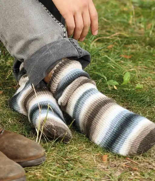 Echt Herrensocken aus Linie 12 Street Design Color