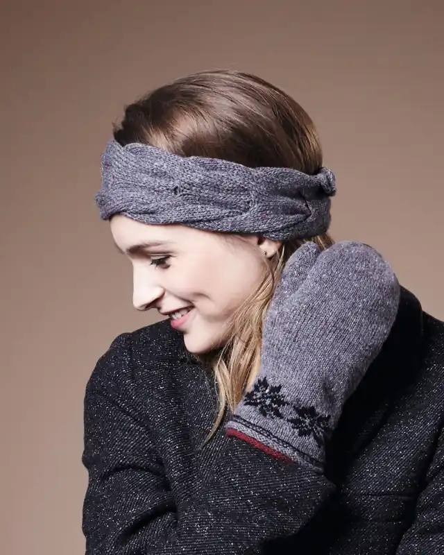 Stirnband aus Lamana Como Tweed Jetzt Bestellen