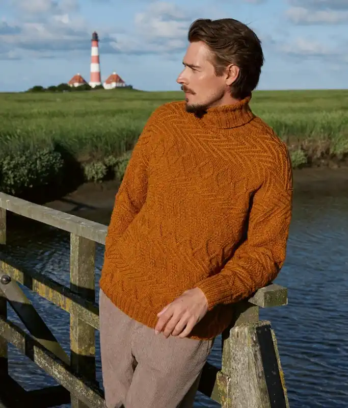 Pullover Im Mustermix aus Cool Merino Saisonangebot