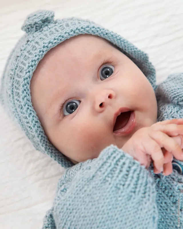 Neuheit Mütze Mit Lochmuster aus Alta Moda Cotolana