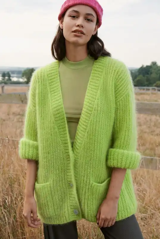 Bestpreis Jacke mit Taschen aus Silkhair