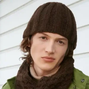 Billig Rippenmütze aus Alta Moda Cashmere 16