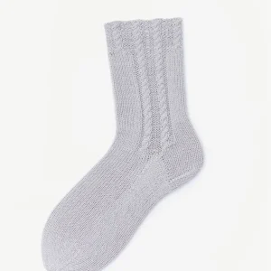 Preis Gesenkt Damensocken mit Zopfmuster aus Lamana Lima