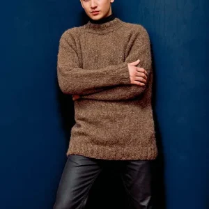 Top-Seller Herrenpullover Top Down Ramon aus Baby Lama