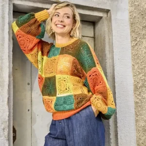 Geprüft Sweater Grannys aus Pro Lana 1-2-3 Ideen