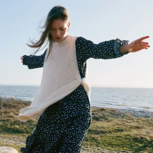 Geld-Zurück-Garantie Slipover aus Natural Alpaca Pelo