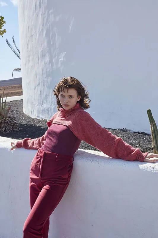 Beliebt Kurzer Pullover Wild Rose aus WOOLADDICTS Memory