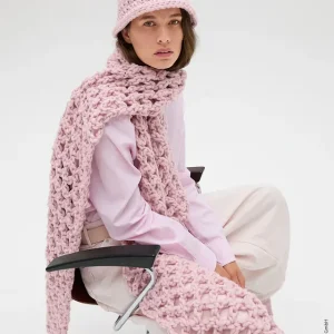 Schal Im Häkelmuster aus Confetti Top-Preis