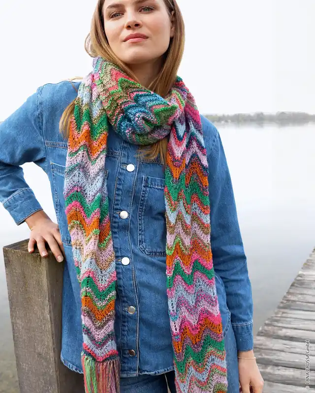 Schal aus Soffio/Colorissimo 2 Nur Heute