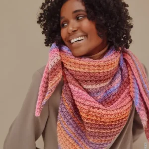 Heißes Angebot Dreieckstuch Gestrickt aus Gomitolo Arte