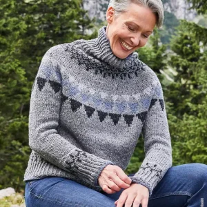 Rundpassenpullover aus Landlust Soft Tweed 90 Premium