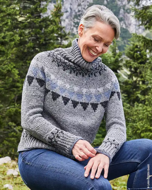 Rundpassenpullover aus Landlust Soft Tweed 90 Premium