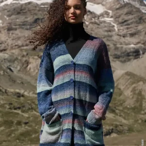 Jacke Mit Taschen aus Gomitolo Fumo Finale Aktion