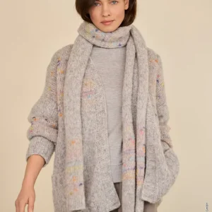 Must-Have Schal Mit Streifenmuster aus Alpaca Air II & Cassata