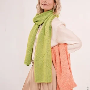 Schal Mit Verzopfung aus Puno Due Expressversand