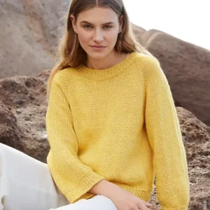 Raglanpullover Glatt Rechts aus Summer Softness Neuheit