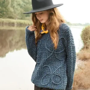 Preis Gesenkt Pulli im Zopfstrukturmuster aus Cool Merino