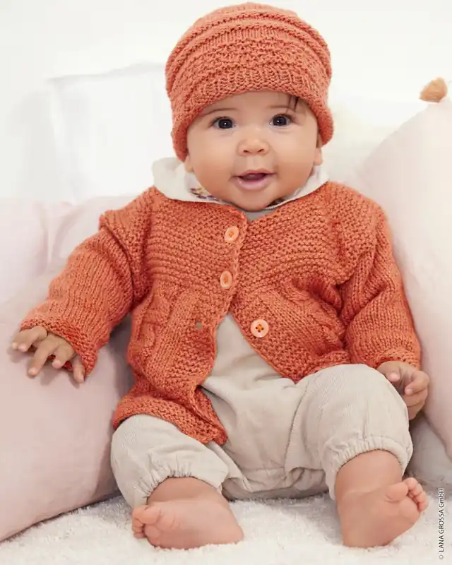 Jacke Mit Zopfmuster aus Alta Moda Cotolana Expressversand