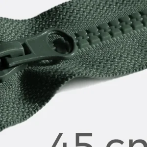 Reißverschluss teilbar 45cm Dunkelgrün D190 Markenware