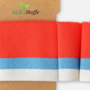 Echt Cuff Me College Orange Hellblau Weiß