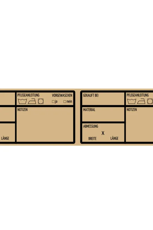 Neuheit Klebeband zur Stoffbeschriftung