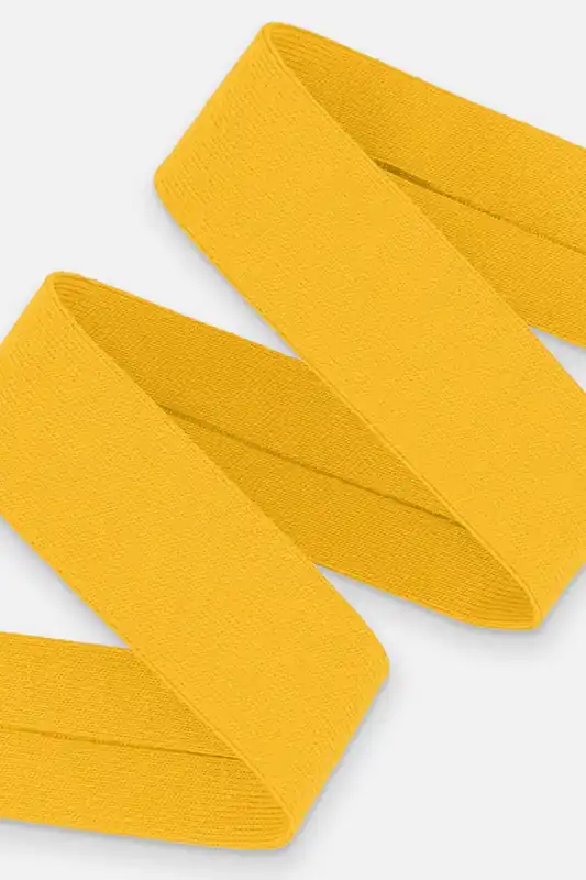 Sonderaktion Schrägband Jersey 20mm Gelb Meterware